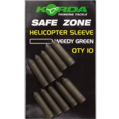 Korda Helicopter Rubber Sleeve Weedy Green 10 Stück, - Weedy Green - 10Stück