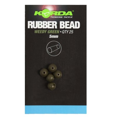Korda Rubber Bead Green - 5mm