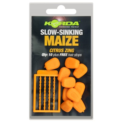 Korda Slow Sinking Mais, Citrus Zing - Green - 8Stück