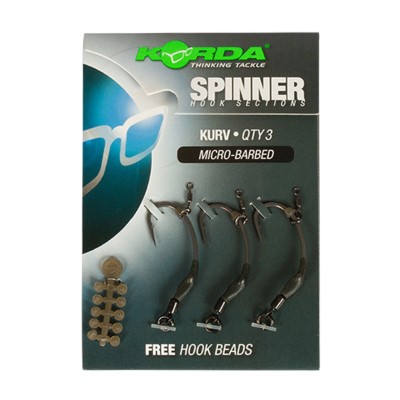 Korda Spinner hook sections Kurv, Gr. 4 - 3 Stück