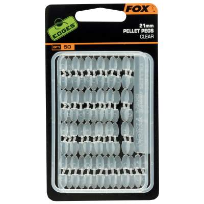 Fox Edges Pellet Pegs Clear 21mm, clear - 2Stück