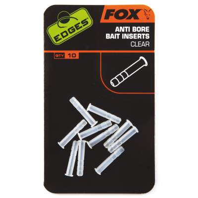 Fox Edges Anti Bore Bait Insert Clear 10Stück