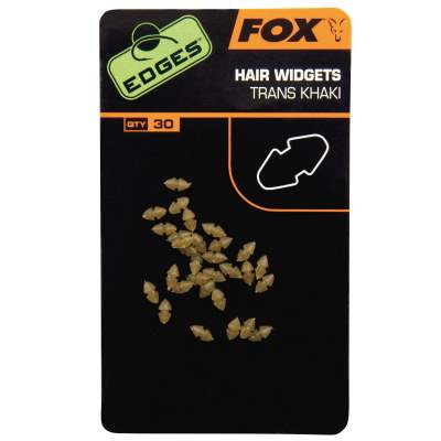 Fox Edges Hair Widgets Trans Khaki, 30Stück