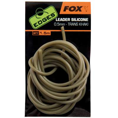 Fox Edges Leader Silicone Trans Khaki 0,5mm,