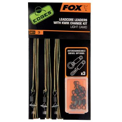 Fox Edges Light Camo Leadcore Leaders