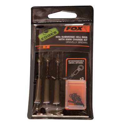 Fox edges Brwn sub 30lb lead clip rig kit,