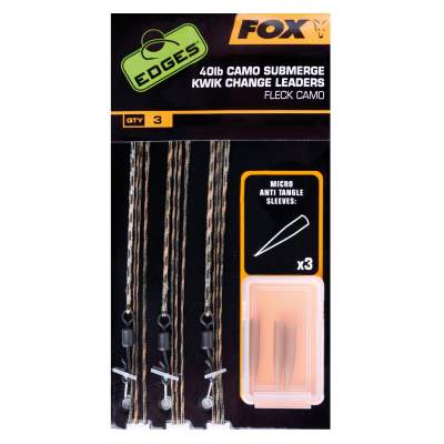 Fox Submerge Leaders Kwik Change Camo 40lb Kit x3