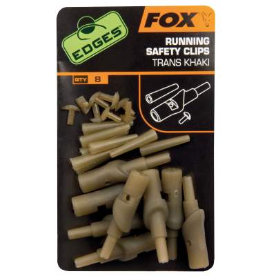 Fox Edges Running safety clips trans khaki