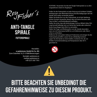Roy Fishers Anti-Tangle Spirale - Futterspirale 45g