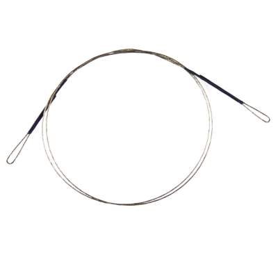 Roy Fishers I-Factor Stahlseide Stahlvorfach 40cm 10Kg mit 2 Schlaufen 40cm - TK10kg - 2Stück