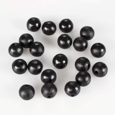 Angel Domäne Gummi Perlen 4mm (Shock Beads) schwarz - 4mm - 20Stück