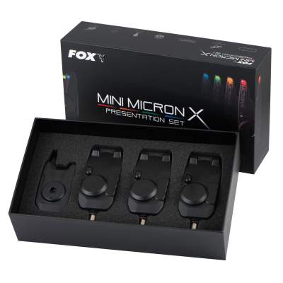 Fox Mini Micron X inc. Hardcase 3 Rod Set,