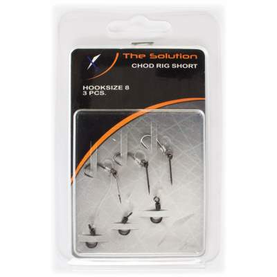 The Solution Chod Rig Short Karpfenvorfach (3er Pack) Size 8, 4cm - Hakengröße 8 - 3 Stück