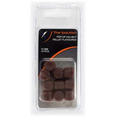 The Solution Pop-Up Halibut Pellet Flavoured 10mm braun - 10 Stück