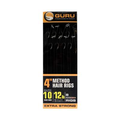 Guru Ready Rigs 4 Method Feeder Rigs Speed Stop Gr. 10 - 10cm - 8 Stück