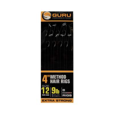 Guru Ready Rigs 4 Method Feeder Rigs Speed Stop Gr. 12 - 10cm - 8 Stück