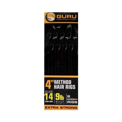 Guru Ready Rigs 4 Method Feeder Rigs Speed Stop Gr. 14 - 10cm - 8 Stück