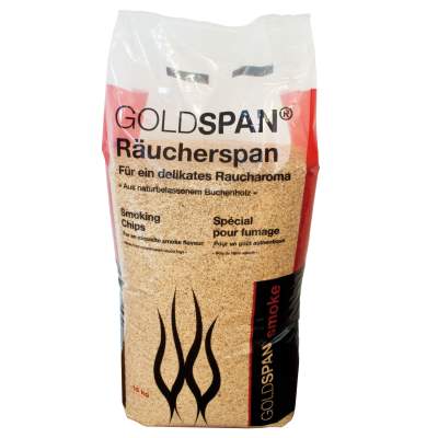 Goldspan Räucherspäne 15kg B 10/40 - De Luxe - 2,0 - 5,0mm