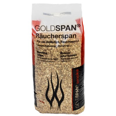 Goldspan Räucherchips 15kg, B 20/160 - Chips - 3,0 - 10,0mm