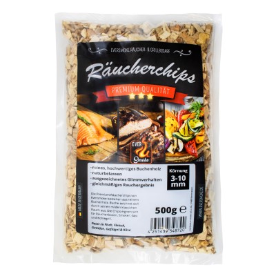 Eversmoke Premium Räucherchips  3,0-10,0mm , 500g