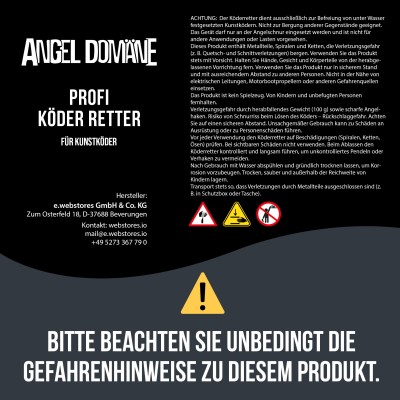 Angel Domäne Profi Köder Retter für Kunstköder