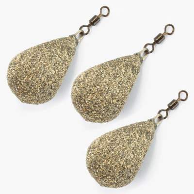 BAT-Tackle Karpfenblei Flat Sided Pear Lead gravel 99g 3 Stück