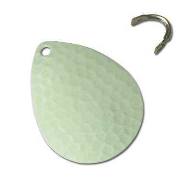 Team Deep Sea Spinnerlöffel mit Einhängern 3FG 3,9cm - fluogrün - 5Stück