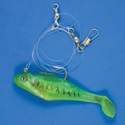 Team Deep Sea Seelachs Shad Rig GT, - 80cm - green tiger - 1Stück