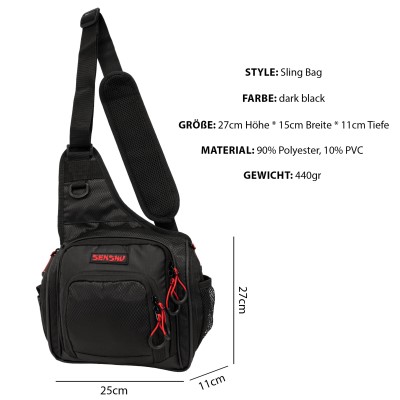 Senshu King of the Streets Urban-City Sling Bag,