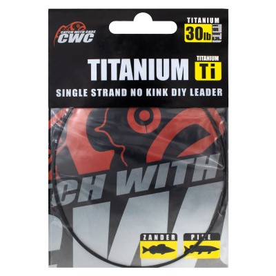 Strike Pro Titanium No Kink Leader - Titan-Vorfach 10ft 30 - 300cm - TK30lbs