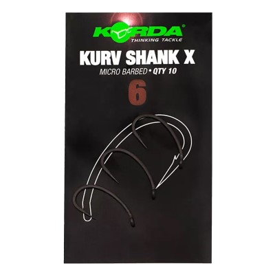 Korda Kurv Shank X Karpfenhaken Size 6