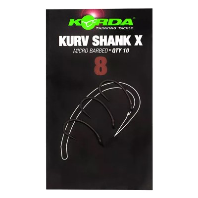 Korda Kurv Shank X Karpfenhaken Size 8