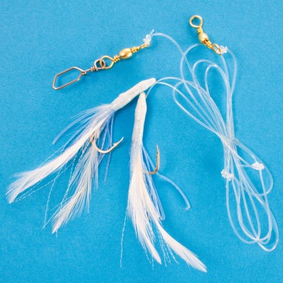 Team Deep Sea Streamer Squid Twins, 120cm - Blue - Gr.5/0 - 1mm - 1System