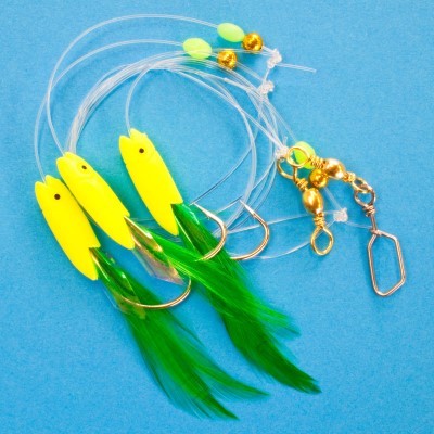 Team Deep Sea Fluo Fish Sunshine Meeresvorfach, 140cm - 1mm - 1System