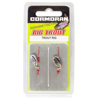 Cormoran Big Trout Forellenteig Schlepprig silber Gr.6, 150cm - silber - Gr.6 - 0,2mm - 2Stück