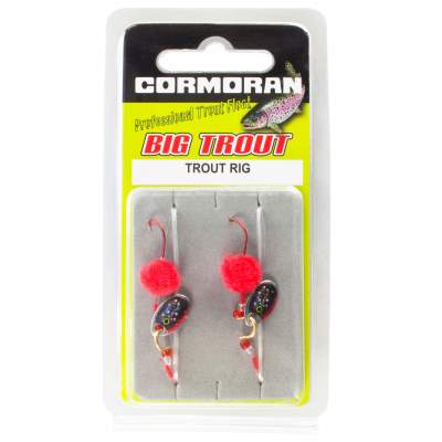 Cormoran Big Trout Forellenteig Schlepprig braun Gr.8, 150cm - braun - Gr.8 - 0,2mm - 2Stück