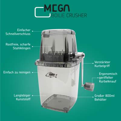 BAT-Tackle Mega Boilie Crusher - Ködermahlsystem