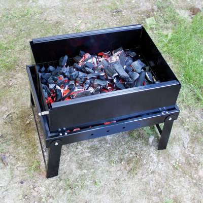 X2 Tragbarer Holzkohle Grill