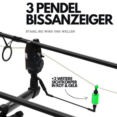 BAT-Tackle Indicator Bißanzeiger System Set 3+3