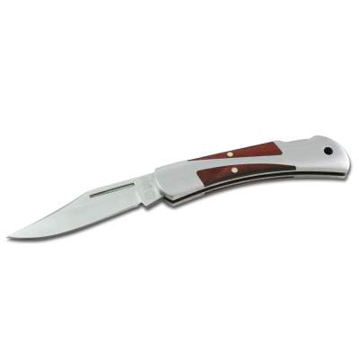 Angel Domäne Pocket Messer mit Edelstahlgriff 15cm - 1Stück