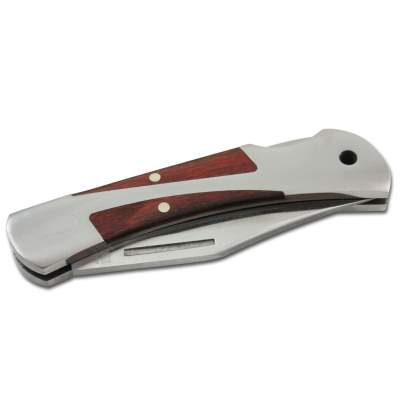 Angel Domäne Pocket Messer mit Edelstahlgriff 15cm - 1Stück