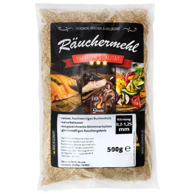 Eversmoke Premium Räuchermehl Extra Fein 0,2-1,25mm 500g