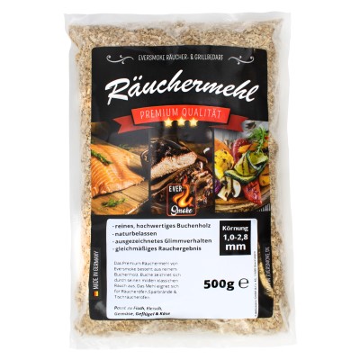 Eversmoke Premium Räuchermehl Exclusive 1,0-2,8mm 500g