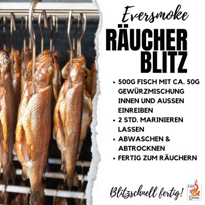 Eversmoke Räucherblitz 2 Stück Räuchergewürz-/Lake 2x 250g