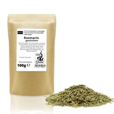 Eversmoke Gewürz, Rosmarin, geschnitten 100g