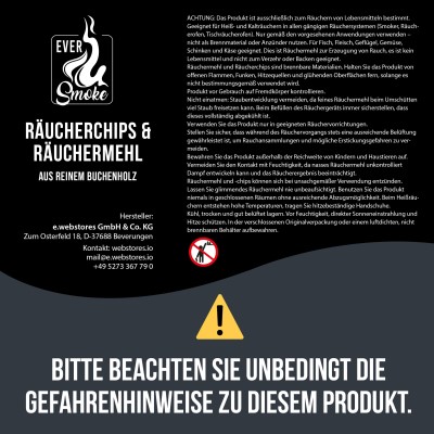 Eversmoke Premium Räuchermehl Exclusive 1,0-2,8mm 2kg