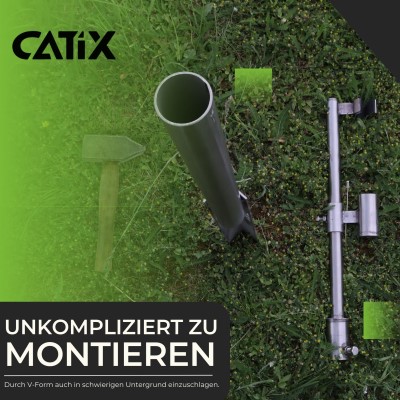 Catix Heavy Cat Rod Rest Waller-Rutenständer 130cm