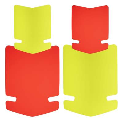 Leuchtpfeile 40cmx30cm, 25Stück, neonrot