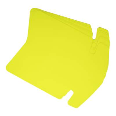 Leuchtpfeile 40cmx30cm, 25Stück, neongelb