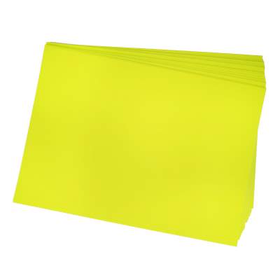 Leuchtpappe DINA 4, 29,7cm x 21cm, 50 Stück, neongelb